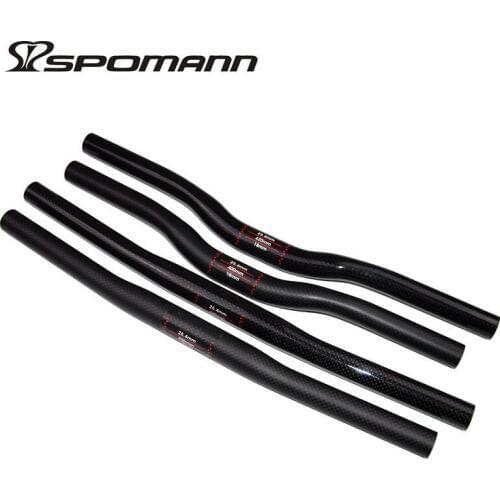 Spomann super light 3K carbon fibre childs balance bike handlebar kids' running bicycle racing flat / rise handle 400/420/440mm
