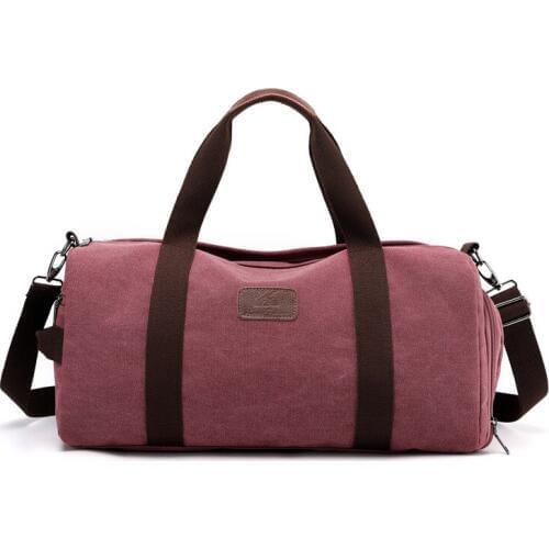 Sports Fitness Bags Women Gym Bag Female Yoga Training Handbag Multi-functional Canvas Travel Luggage Duffle