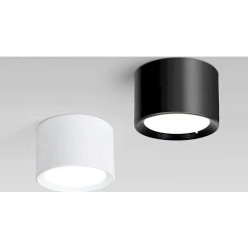 Surface Mounted 12W 15W 18W LED downlight Driverless Ceiling Lamps 5W 7W 9W cob led spot lights Ceiling Fixtures Lighting WHITE