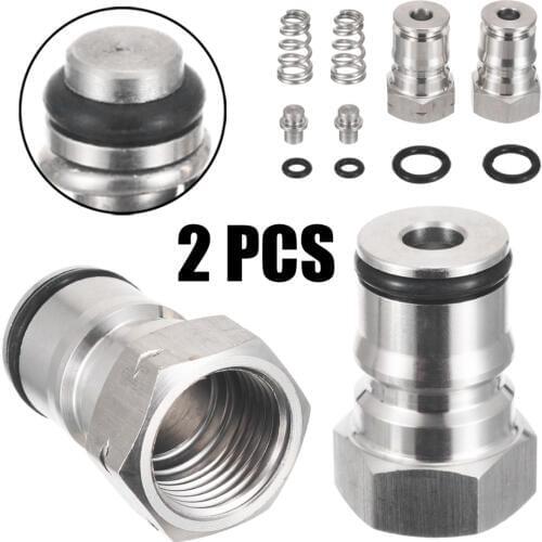 Keg Ball Lock Post & Poppet Female Thread Gas+liquid 19/32"-18& Keg Seal Replacement Kit o-ring 17x31x22mm Mayitr