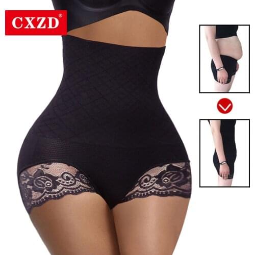 CXZD Women High Waist Shaping Panties Breathable Body Shaper Slimming Tummy Underwear panty shapers