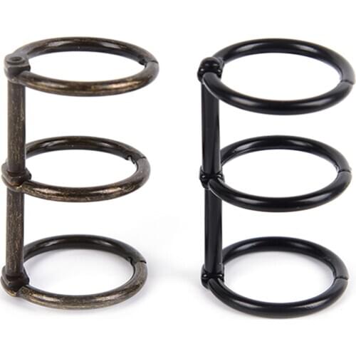 1pcs Loose-leaf Metal Split A5 A6 Metal Spiral Binder Clip Stainless Steel Binder File Folder Clip Ring Binder Clip Iron Clip