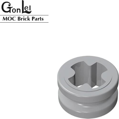 100Pcs/Lot High-Tech Bush 1/2 Smooth with Axle Hole Semi-Reduced MOC Building Blocks Brick DIY Toys Compatible with 4265C 32123