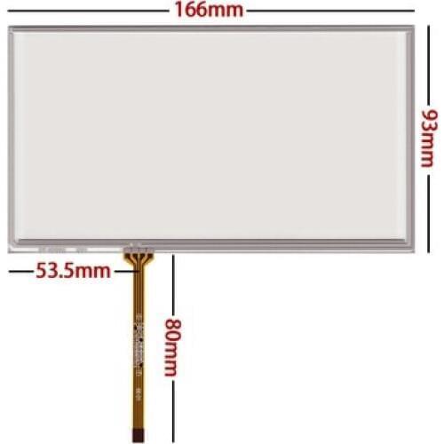 166*93 New 6.95 inch touch screen resistance touch screen industrial touch screen handwritten screen