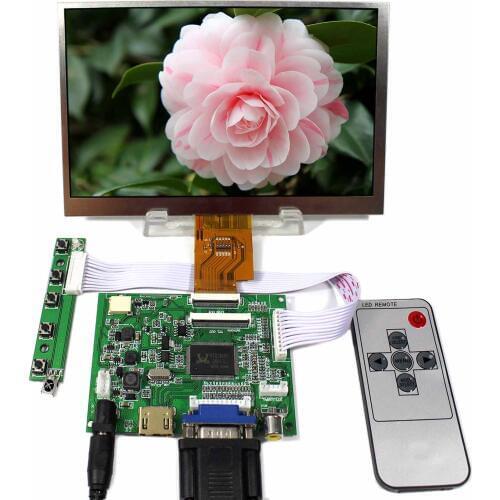 7" 1024x600 LCD Panel AT070TNA2 work with HD MI+VGA+2AV LCD Controller Board