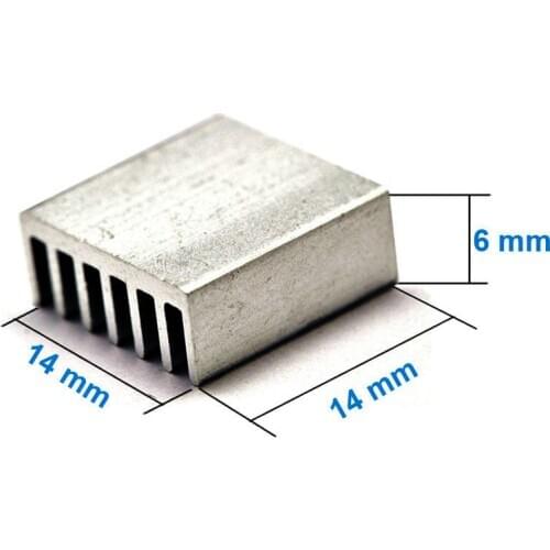 20 Pcs Aluminum Heat Sink Radiator Heatsink For CPU,GPU, Electronic Chipset Heat Dissipation