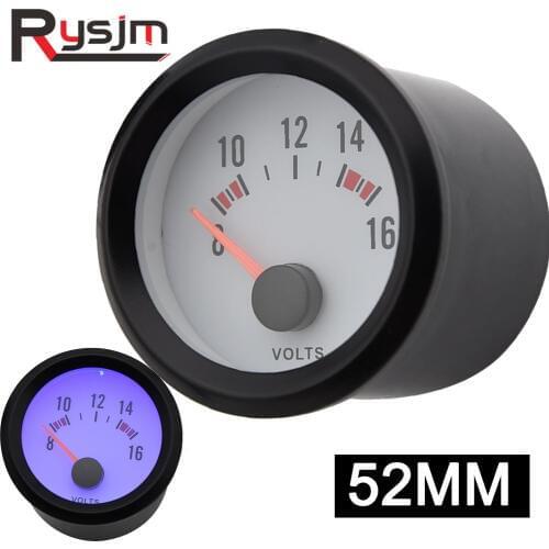 Auto Waterproof Voltmeter for Motorcycle 12V Universal Car Panel Volt Meter Monitor Gauge Display Voltage Meter Car Accessories