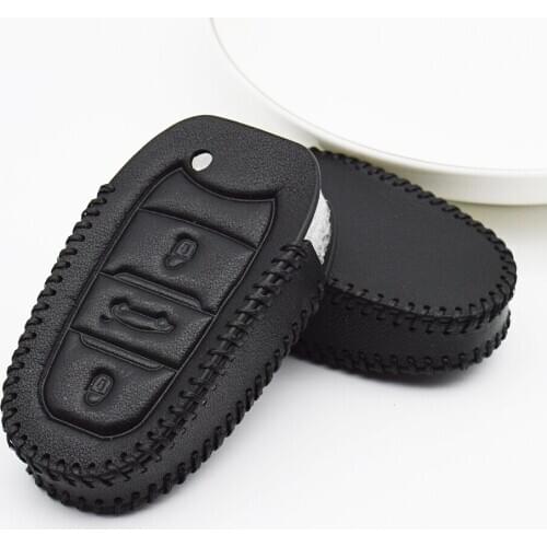 KUKAKEY Car Key Case Cover For Peugeot 107 206 207 208 2008 308 3008 508 5008 807 Rcz Boxer Expert Rifter Key Ring Accessories