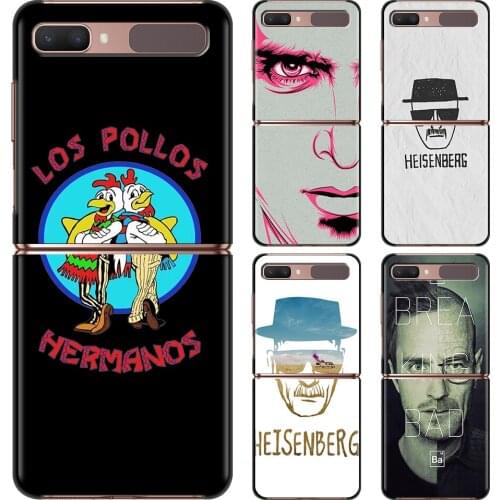 Smartphone Case For Samsung Galaxy Z Flip 3 5G Cover PC Shell Black Caso Hard Capa Breaking Bad Heisenberg