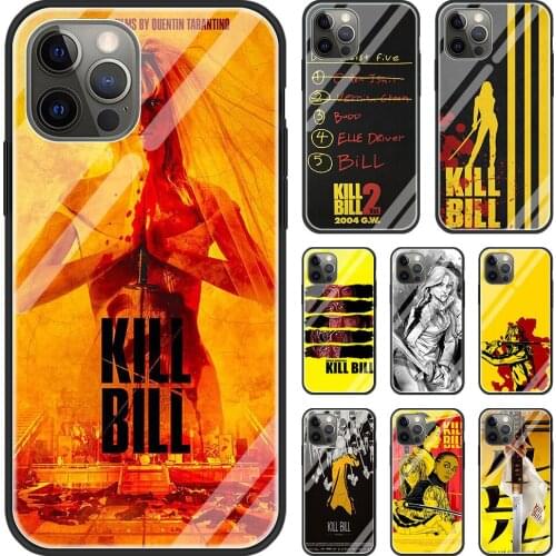 Kill bill Darth Tempered Glass Phone Case for iPhone 11 12 Pro XR X 7 8 XS Max 6 6S Plus SE 2020 Cover Shell Coque Capa