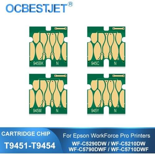 T9461 T9451 T9452 T9453 T9454 Ink Cartridge Chip For Epson WorkForce WF-C5790DWF WF-C5710DWF WF-C5290DW WF-C5210DW C5790 C5710