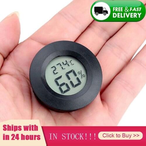 1PC Mini Digital Thermometer Hygrometer Sensor High Accurately Temperature And Humidity Indoor Computer Room LCD Instrument Home
