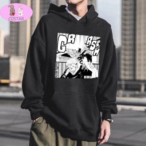 COSTAR Hot Anime Jujutsu Kaisen Ryomensukuna Printed Fashion Hoodies Pullover Harajuku Hooded Sweatershirt Unisex
