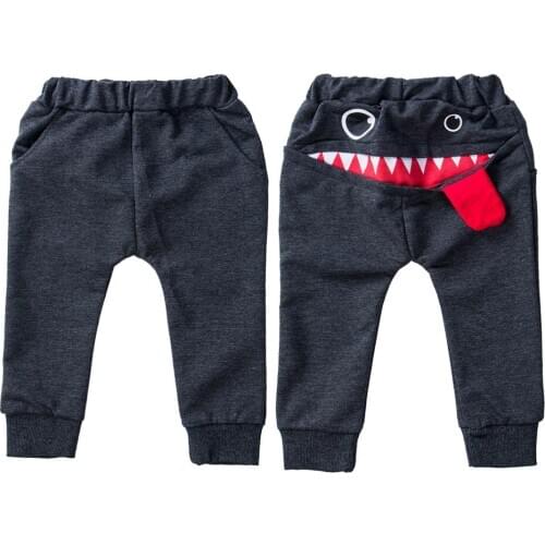 Infant Kids Toddler Baby Boys Girls Children Pants Cute Monster Trousers Casual Costumes Long Cartoon Party Clothes