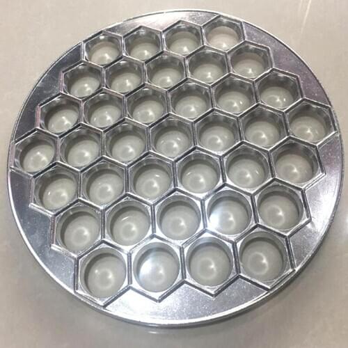 LBER 37 Holes Dumpling Mould Tools Dumplings Maker Ravioli Aluminum Mold Pelmeni Dumplings Kitchen Diy Tools Make Pastry Dumplin