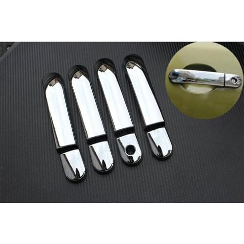 For Nissan Note E11 2005 2006 2007 2008 2009 2010 2011 2012 Chrome Car Door Handle Covers Accessories Trim Car Styling Overlay