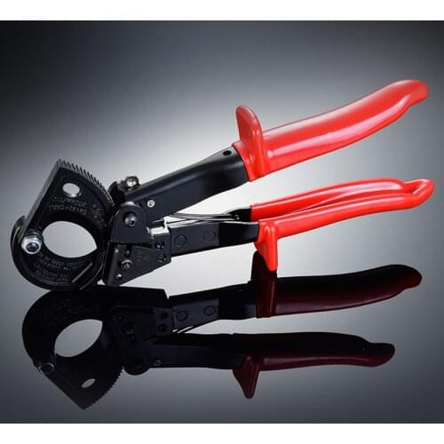 Diameter 24/ 240mm2 Cable Cutter for Aluminum, Copper, Communications Cable Ratchet Cable Scissors Not for Cutting Steel Wire