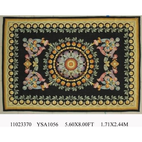 Carpet Handmade Carpets For Living Room Square Rug Aubusson Carpet Natural Sheep Wool