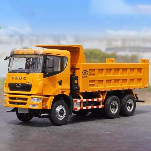 Diecast 1:28 Original Dump Muck Heavy Truck Engineering Alloy Vehicle Model Metal Collection Souvenir Ornaments Display Gift