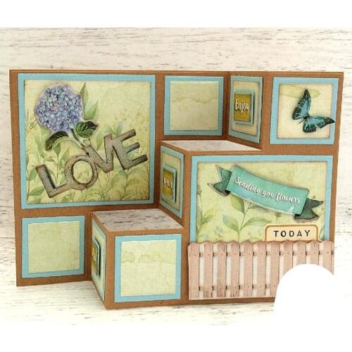 Agency Card Framework Metal Cutting Dies 2021 New Diy Molds Scrapbooking Paper Making Die Cuts Crafts Christmas Dies