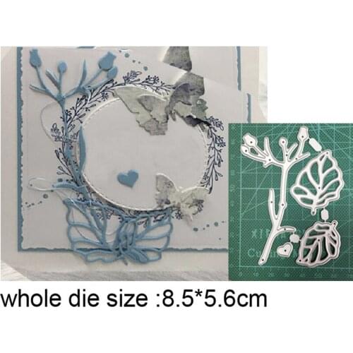 Wildflower Leaf Dies New 2021 Metal Cutting Dies for DIY Scrapbooking Paper and Card Making Decorative Embossing Dies Craft dies