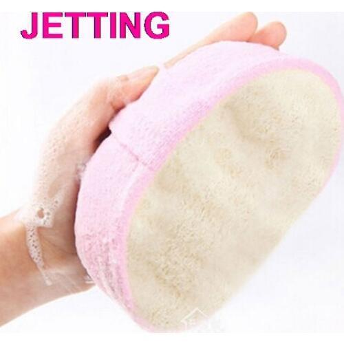 Sanitary Ware Suite Natural Effective Exfoliator Scrubber Bath Brushs Massager Shower Loofah Luffa Back Spa Scrubber Sponges