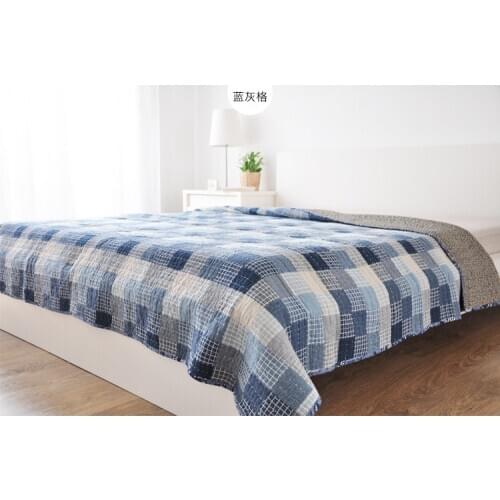 New Cotton Quiltedtextiles Handmade Quilt Bedding Summer Blanket Single And Double Comforter