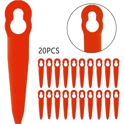New Arrival 20pcs Plastic Blade For STIHL FSA 45 Cordless Strimmer Grass Trimmer Blades High Quality Blade Dropshipping Hot Sale