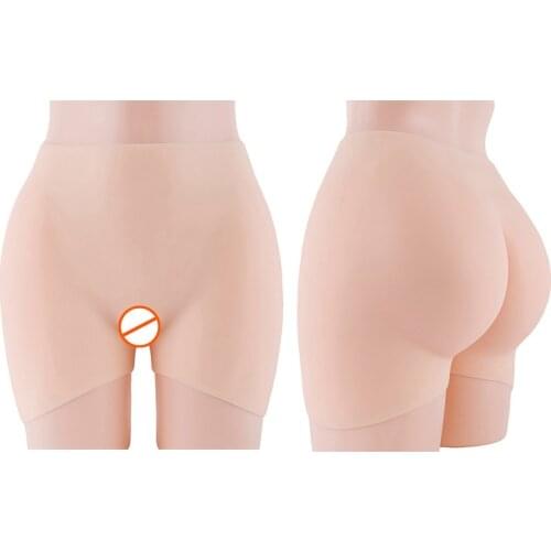 Full Silicone Pads Buttocks and Hips Up Enhancer Body Shaper Lifter Panty Sexy Underwear Fake Hip Crossdresser Drag Queen