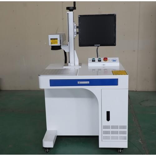 Raycus Fiber Laser Metal Engraver 20W 30W 50W Separated Fiber Laser Machine for Stainless Steel Marking with Field Mirror