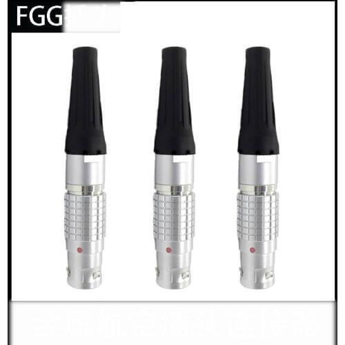 Connector FGG 2B 2 3 4 5 6 7 8 10 12 14 16 18 19 26 Pin Male Plug for Sound Device Zaxcom Denecke Timecode Push-pull Self-lock