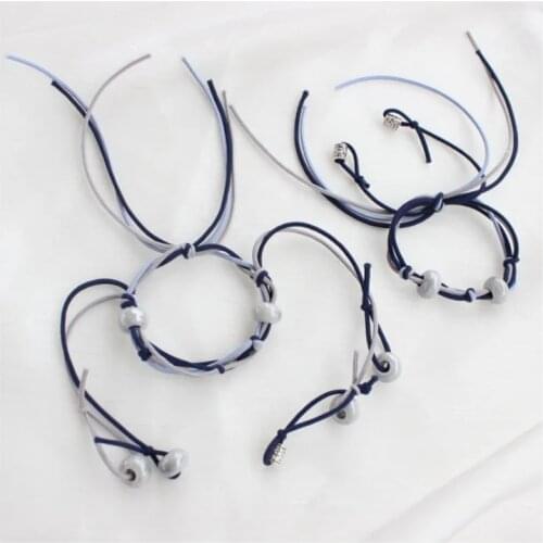 WORD OF HONOR Bracelet Shan He Ling Cosplay Tian Ya Ke Zhou Zisu Blue Hair Rope 2pcs/set Headband Gifts For Girls CS661