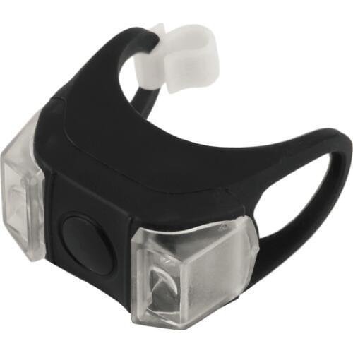 Bike Bicycle Cycling Silicone Head Front Rear Tail Taillight Lamp Safety Flash Flashlight Light LED