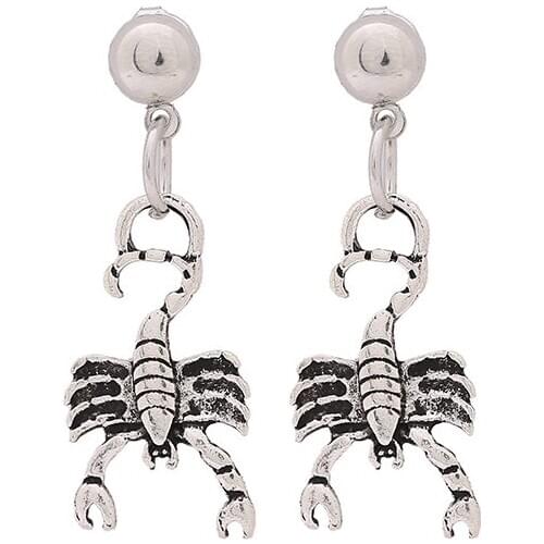 YULUCH Woman metal insect ear studs Halloween party girl scary scorpion ear studs for woman Unique holiday gifts