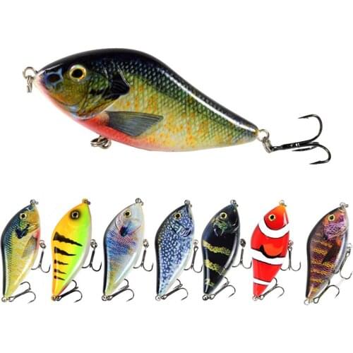 1PCS Fishing Lures 100mm/45g VIB Vibration Sinking Hard Bait Wobbler Crankbait Artificial Japan Quality Winter Fishing Tackle