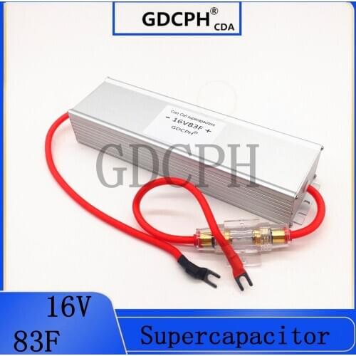 2PCS 16V83F Ultracapacitor rectifier Automotive electronic rectifier 2.7V 500F starting capacitor New and original