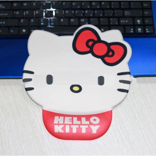 24PCS Cute Cat Silicone Wrist Rest Mouse Hand Pad Comfortable Soft Environmentally Friendly for Desktop Computer Cushion Friend
