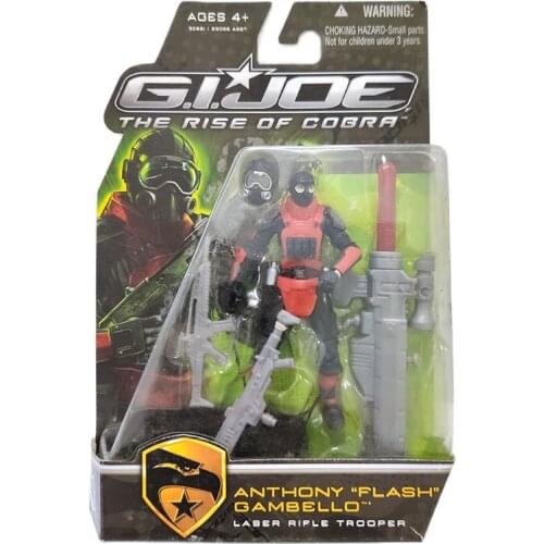 3.75inch Original Hasbro G.I. Joe:The Rise of Cobra ANTHONY FLASH GAMBELLO Model Toy Action Figures Toys For Children Gift