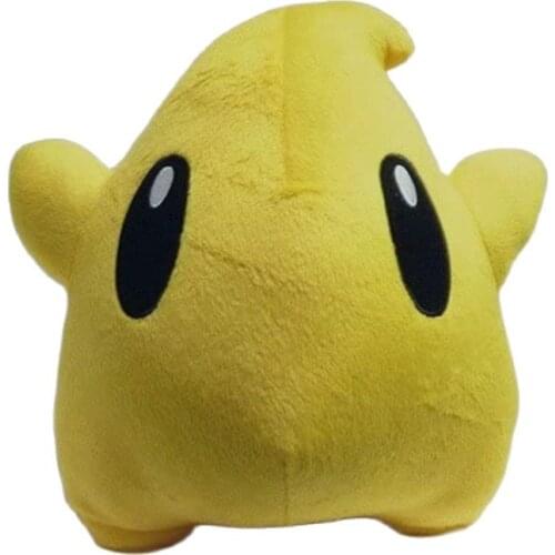 5Pcs/lot Wholesale 26cm Cute Soft Chico Marios Power Star Luma Plush Stuffed Yellow Doll Toy