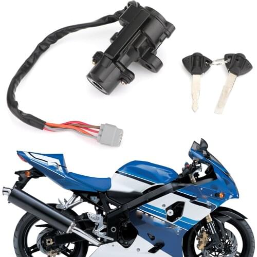Artudatech Ignition Switch Lock & Keys For Suzuki GSXR 600/750/1000 37100-41G10 37100-41G11 37100-41G10 Motorcycle Parts