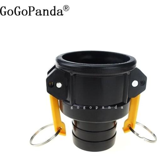 Free Shipping IBC1000L Adapter Water Connector Camlock Coupler 2 inch Female Poly Male Threaded