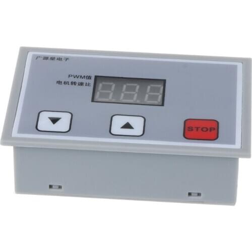 Digital Display 0~100% adjustable DC 12V 24V 5A 120W PWM Motor Speed Controller Regulator Reversible Variable Speed Slow Start