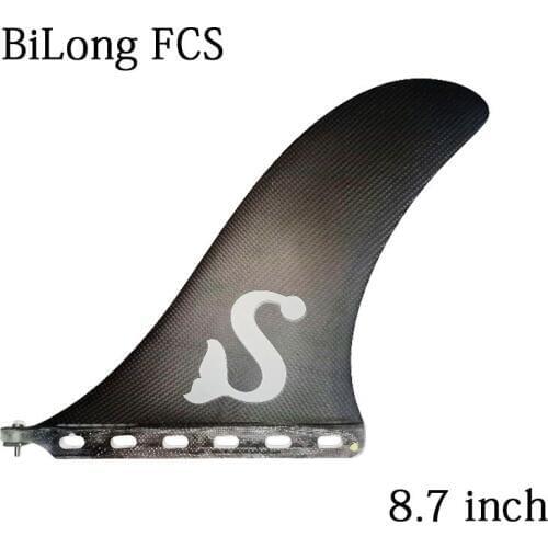 BiLong FCS 8.7inch Longboard Fin- surf Fins-carbonfiber surfboard fin paddle board wakeboard Sup Board Center Fin surfing