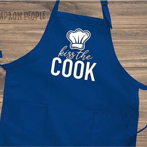 Custom Apron for Men,Kiss the Cook Apron,Personalize Grill Master, BBQ Apron,Chef Gifts for Him,Fathers Day Gift,Gift for Funny