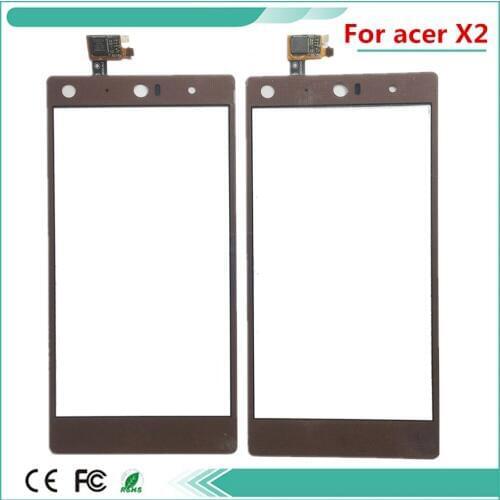 3M Tape Mobile Phone For Acer Liquid X2 Touch Screen Digitizer Sensor Front Glass Touch Panel Sensor Touchscreen
