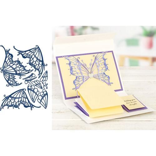 Butterfly Wings Metal Cutting Dies Stencils DIY Scrapbooking Album Photo Paper Cards Craft Embossing Word Dies 2019 New