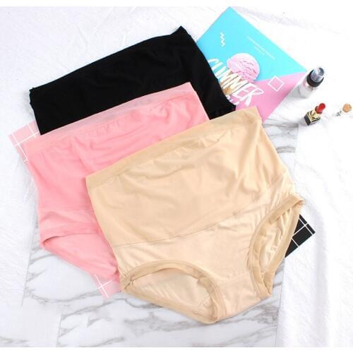 Model High Waist Pregnant Underwear Plus Size Maternity Intamites Maternity Panties Briefs Pregnancy Intimates Clothing