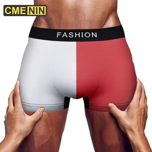 CMENIN Cotton Sexy Gay Mans Underwear Boxer Homme New Brand Mens Underpants Men Underwear Boxers Underware Cuecas CM894