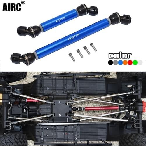 Axial SCX10 III Jeep Gladiator AXI03006T1/T2 aluminum alloy tube +45# steel CVD head central front/rear drive shaft AX31148