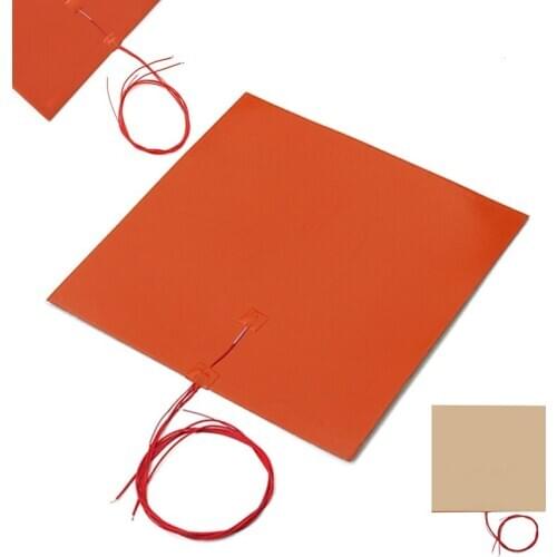 520x520mm Dual Zones 300w 1200w 3D Printer Heated Pad with Mounting Holes for Wanhao Duplicator 9 with PSA and NTC 100K